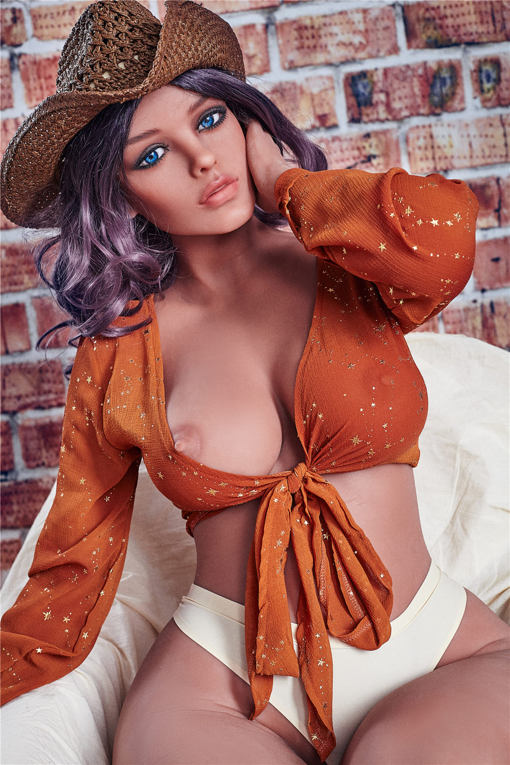Секс-лялька Debora фото 16 - SexDolls.com.ua Секс лялька Debora в капелюсі
