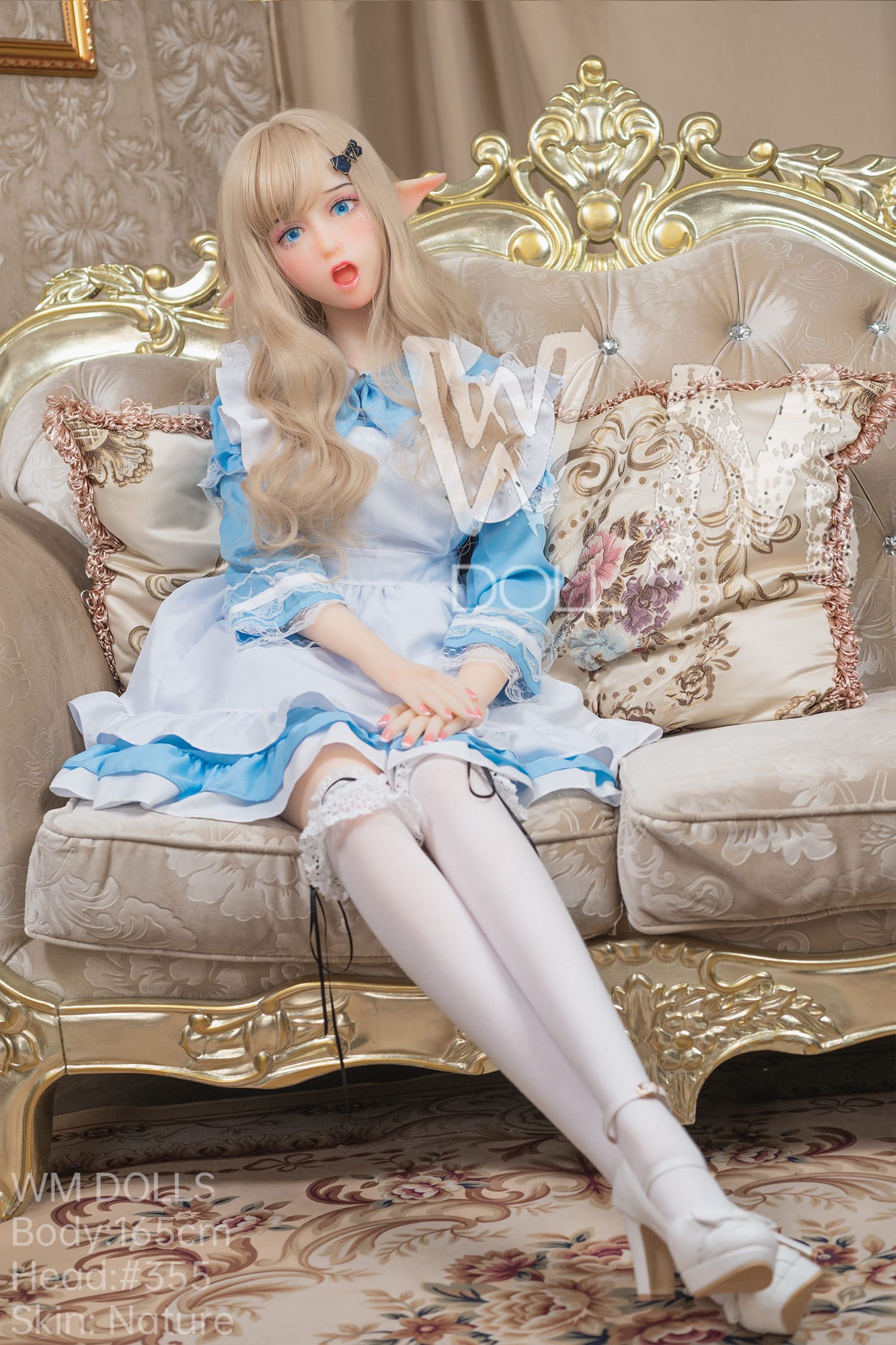 Секс-лялька Anorsel фото 1 - SexDolls.com.ua Секс лялька ельф Anorsel в синій сукні