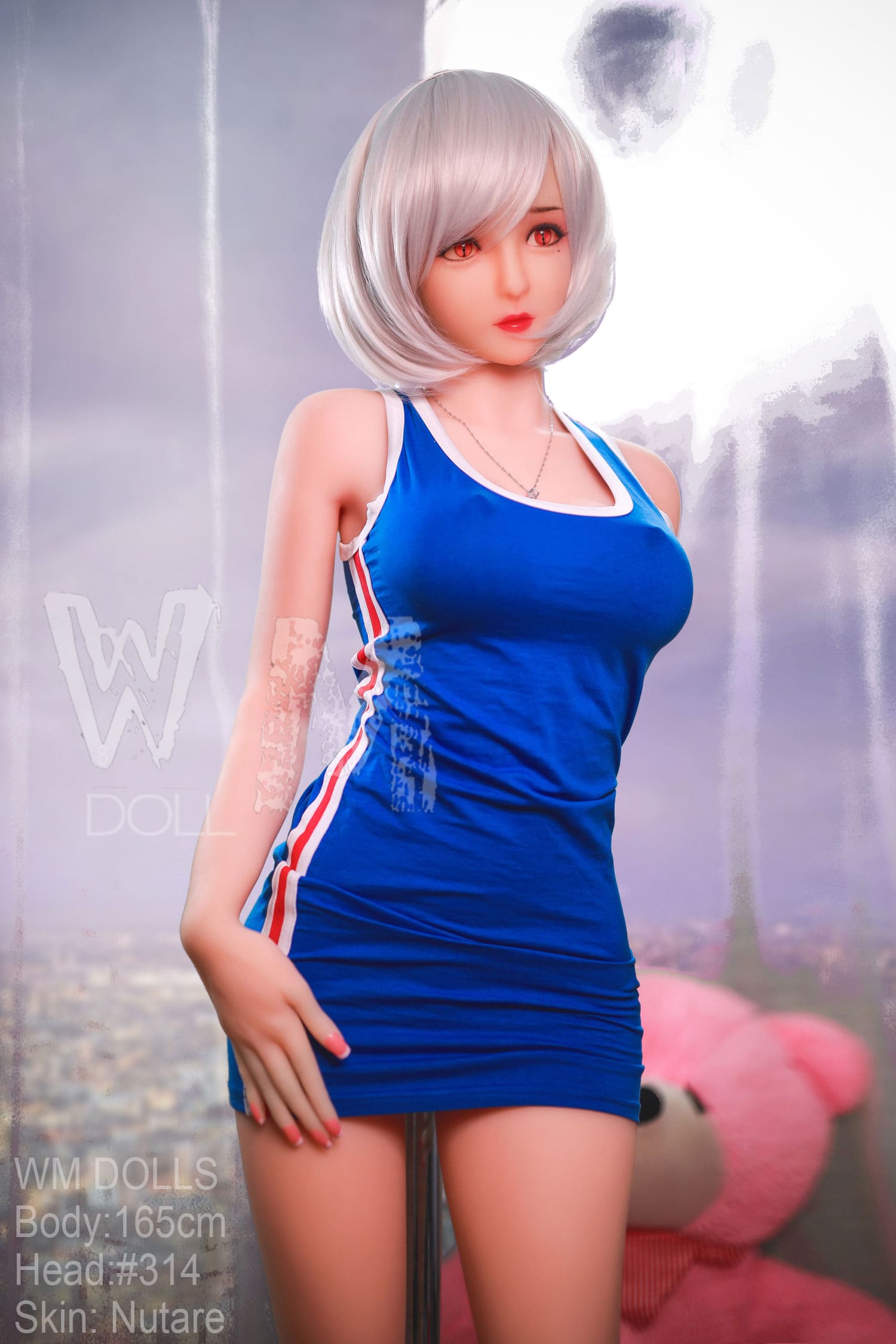 Секс-лялька Erven фото 12 - SexDolls.com.ua Секс лялька аніме Erven в синій сукні