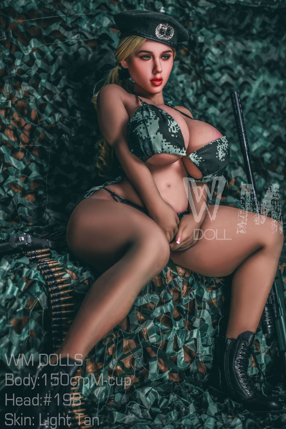 Секс-лялька Skye фото 1 - SexDolls.com.ua Пишнотіла секс лялька Skye в зеленому купальнику