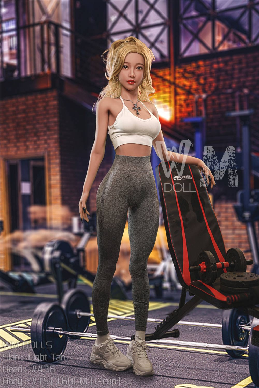 Секс-лялька Ibbi фото 12 - SexDolls.com.ua Секс лялька Ibbi проводить тренування з еротичного фітнесу