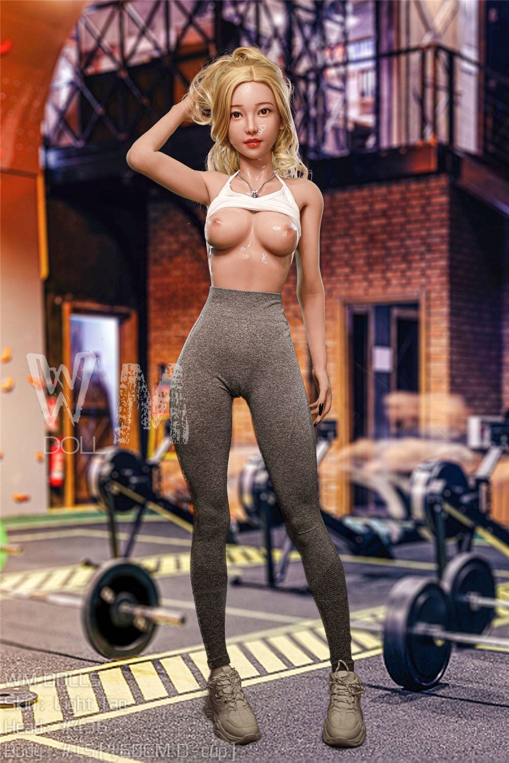 Секс-лялька Ibbi фото 13 - SexDolls.com.ua Секс лялька Ibbi втомилася після тренування та хоче піти з тобою в душ