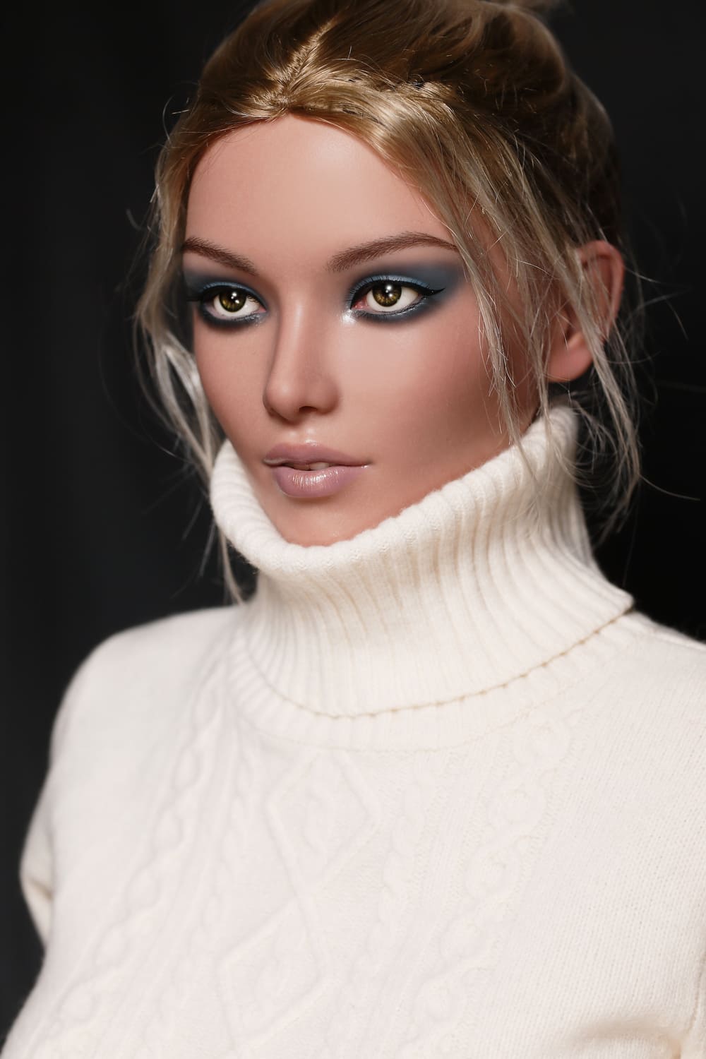 Секс-кукла Andre - фото 2 - SexDolls.com.ua Секс лялька Andre в білому светрі з високою горловиною