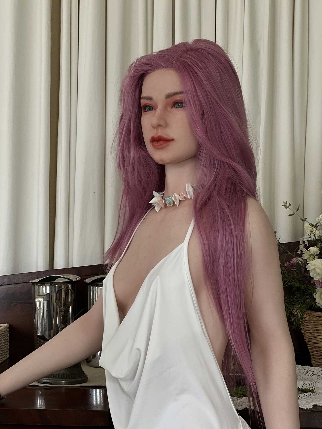 Секс-лялька Queen фото 23 - SexDolls.com.ua Секс лялька Queen з рожевим волоссям