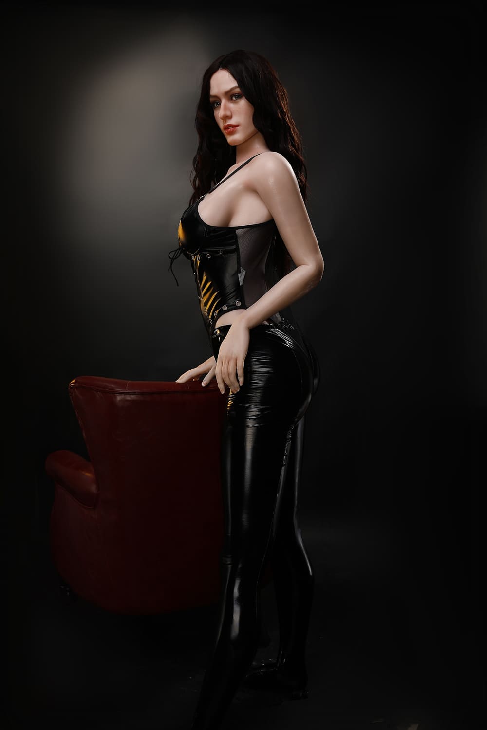 Секс-лялька Nieve фото 25 - SexDolls.com.ua Секс лялька Nieve у чорному одязі