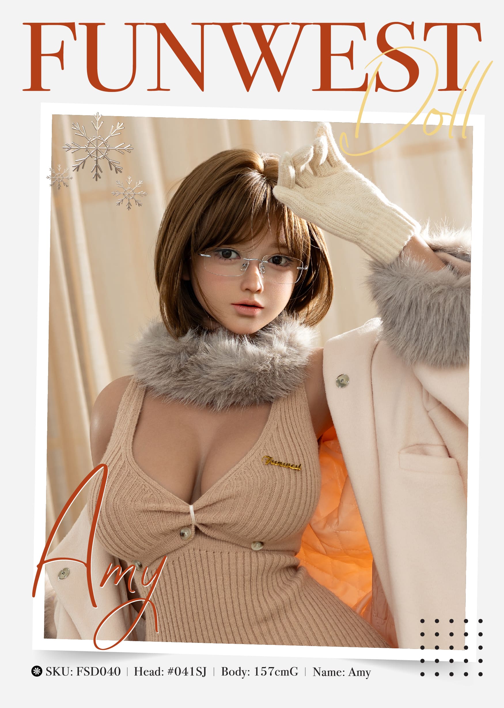 Секс-лялька Milo - фото 1 - SexDolls.com.ua Секс лялька Milo азіатка в окулярах