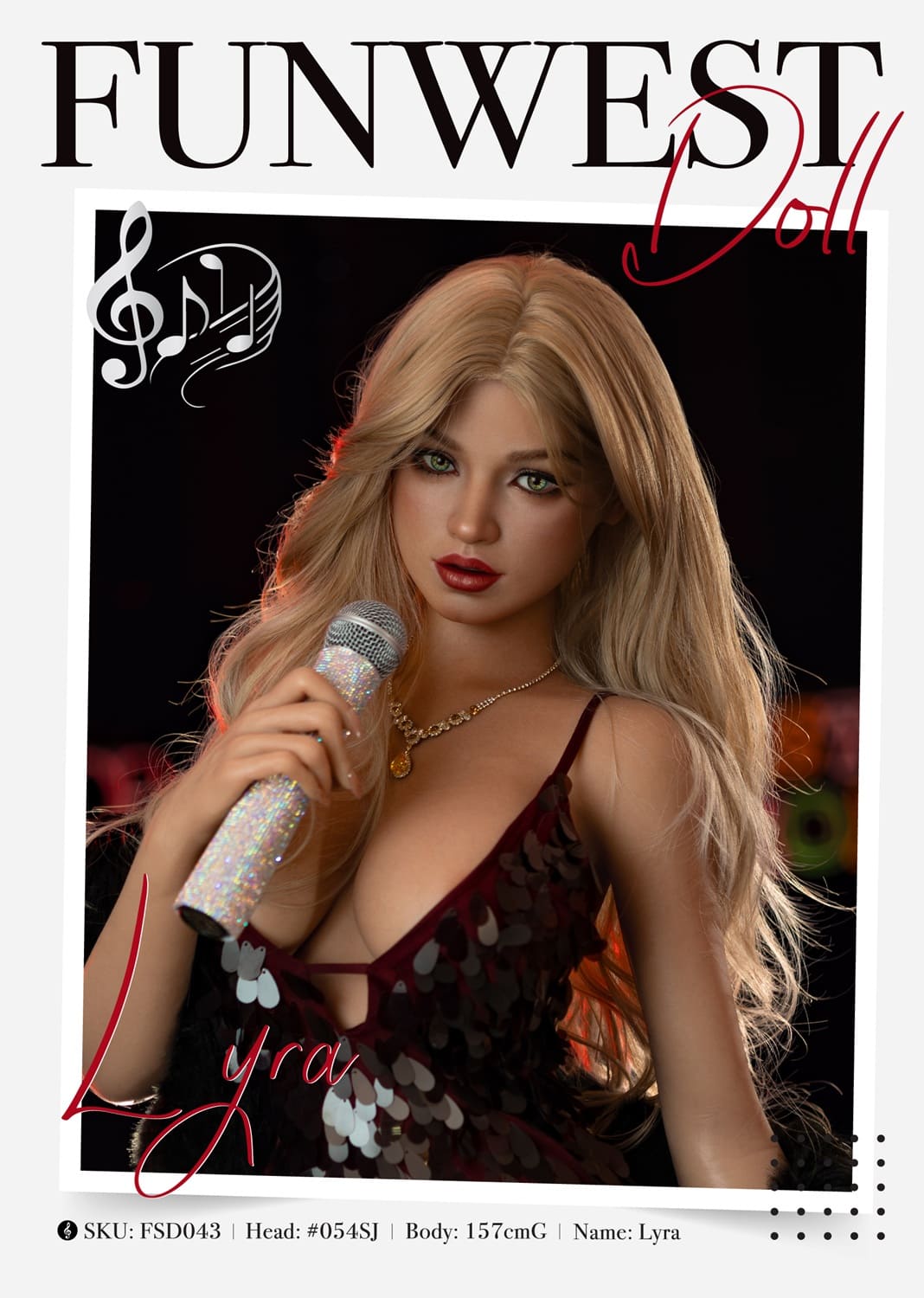 Секс-лялька Roxie - фото 2 - SexDolls.com.ua Секс лялька Roxie з мікрофоном