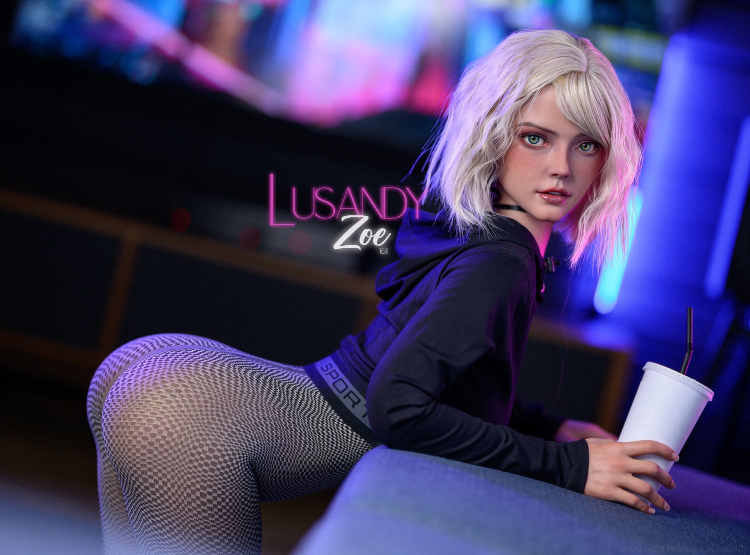 Секс-лялька Zoe фото 10 - SexDolls.com.ua Секс лялька Zoe фото збоку