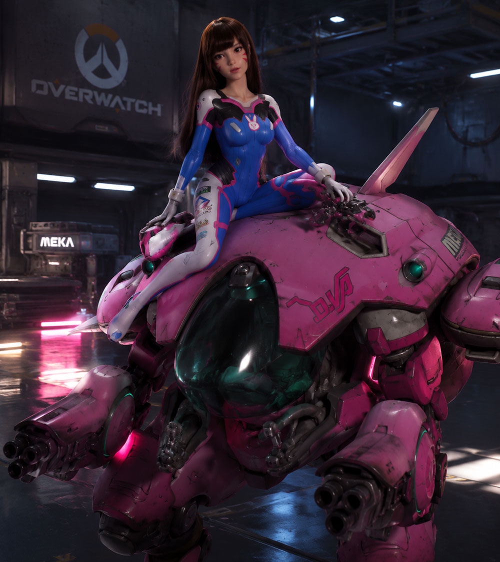 Секс-лялька D.VA — фото 18 - SexDolls.com.ua Секс лялька DVA сидить на роботі
