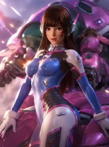 Секс-лялька D.VA у сексуальному костюмі