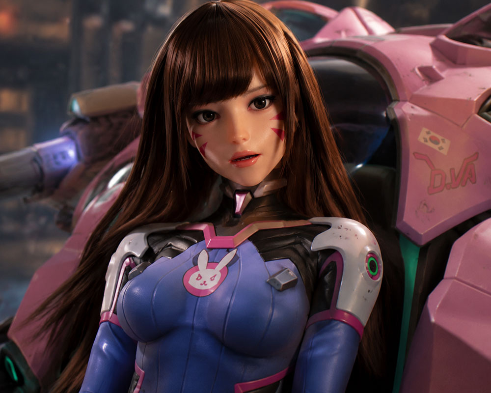 Секс-лялька D.VA — фото 4 - SexDolls.com.ua Секс лялька DVA з відкритим ротом